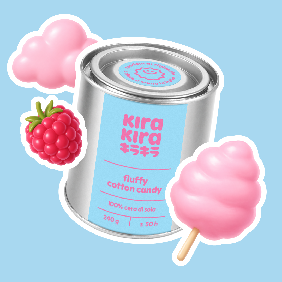 fluffy cotton candy