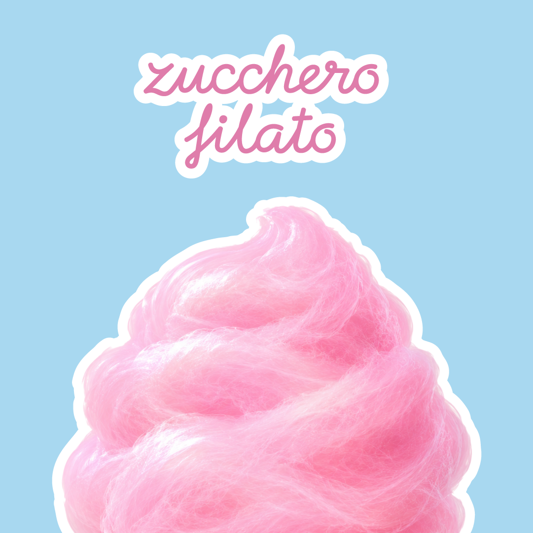 fluffy cotton candy