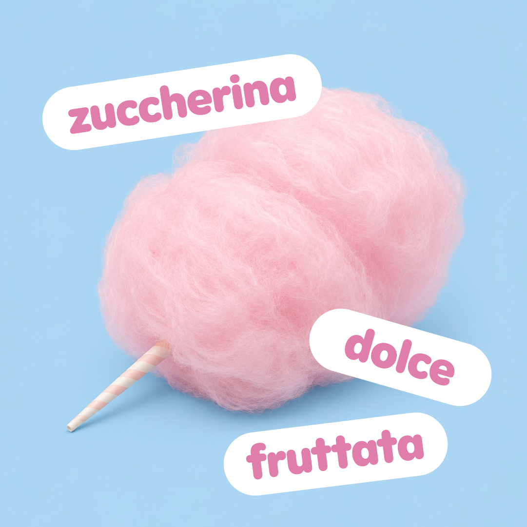 fluffy cotton candy