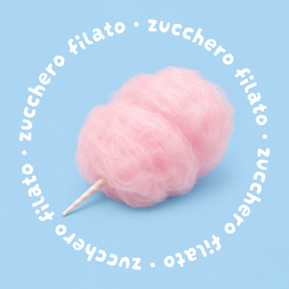 fluffy cotton candy